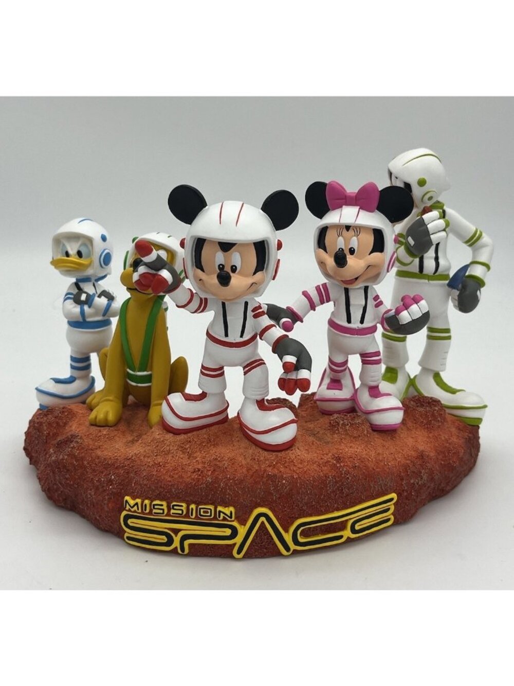Disney Epcot Mission Space Mickey Minnie Goofy Pluto Donald Bobblehead Figurine
